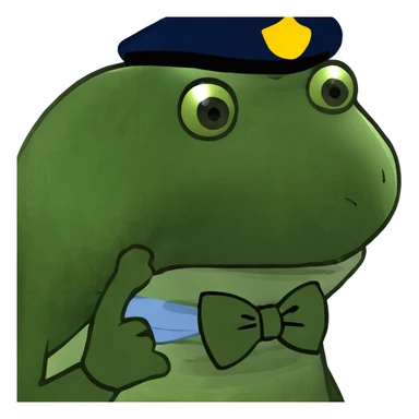 Two cats kissing sticker