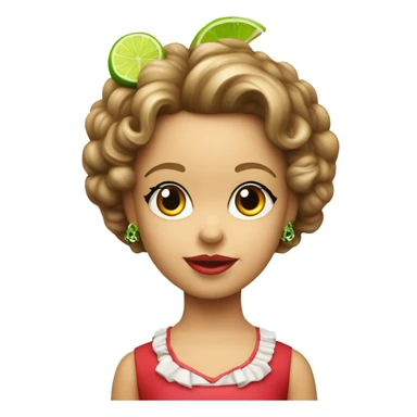 shirley temple with lime  sticker