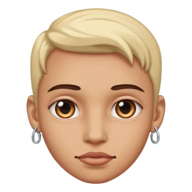 domuz burnu piercing sticker