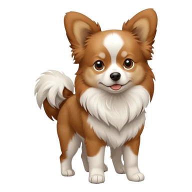 Papillion dog sticker