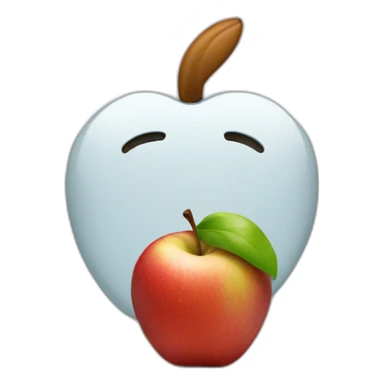 An apple and a nutritionist sticker