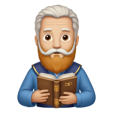 moses holding bible sticker