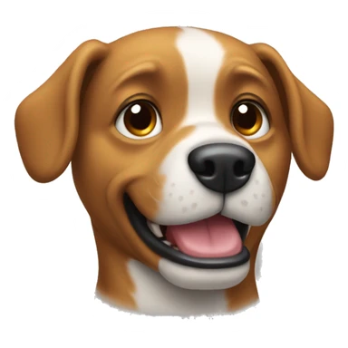 Dog giving side eyet sticker