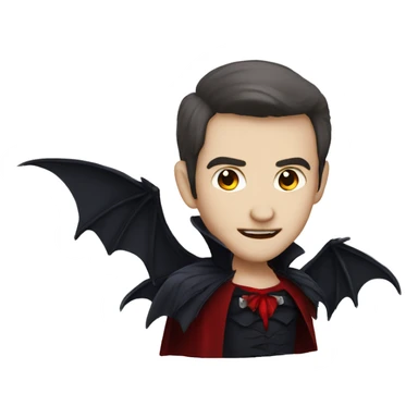 Vampire avec des ailes de dragon sticker