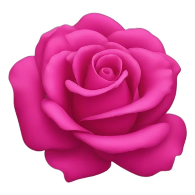 iPhone rose fuchsia sticker