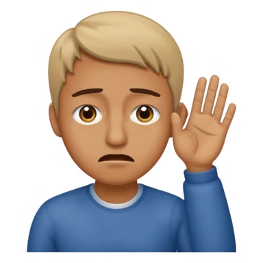 exasperated person pulling down eyes with hand sticker