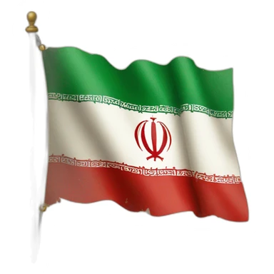 Old flag of iran sticker