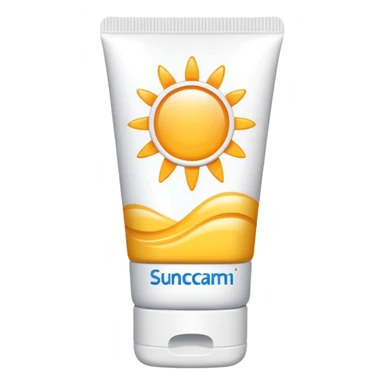 Suncream sticker