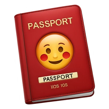 passport, red sticker