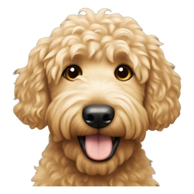 A Golden Doodle  sticker