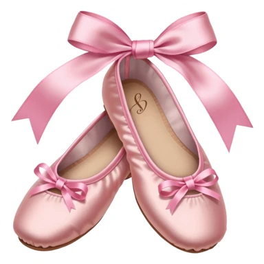 Ballet shoes: pink
 sticker