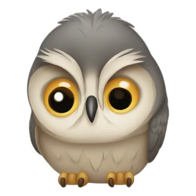 facepalm owl sticker