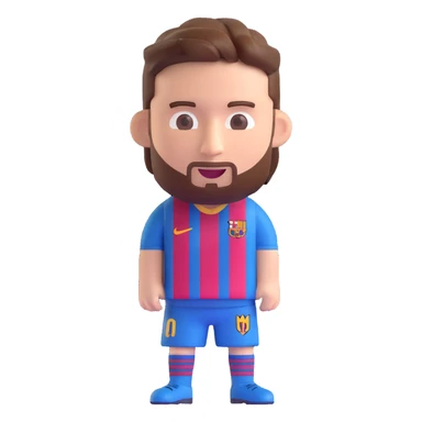 Lionel Messi, 3D emoji style sticker