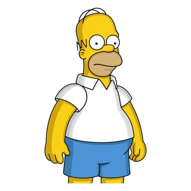 Homer simpson sticker