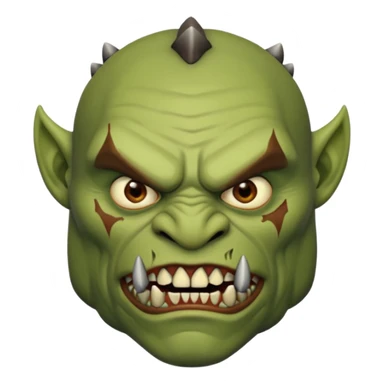 Orc from Lord of the Rings very creepy sticker