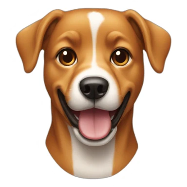 caramel dog sticker