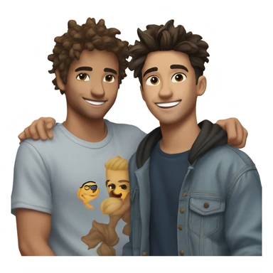 kian and jc sticker