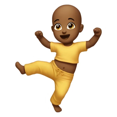 Little baby dancing  sticker
