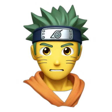 Naruto use rasengan sticker