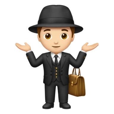 nicely dressed man sticker