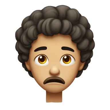 Pouting face sticker