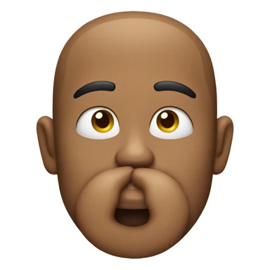 Person w right hand over mouth and left hand pointing  sticker