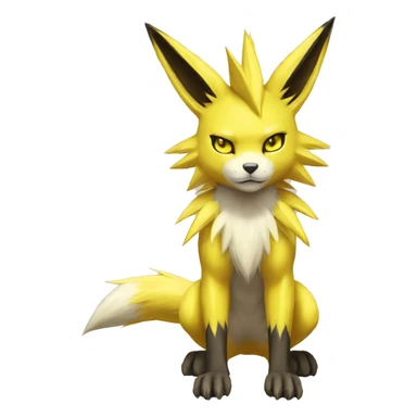 Renamon-Jolteon-Zeraora full body sticker