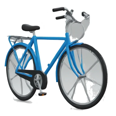 Gazelles bleues sur vélo  sticker