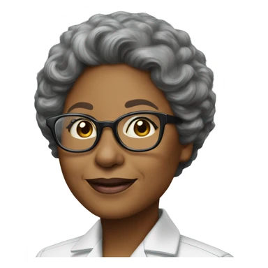 Annie Easley, NASA scientist uniform, glasses-free sticker