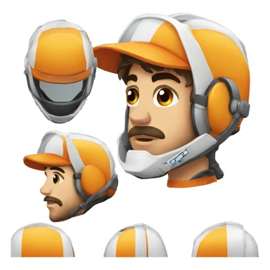 Cascos de fernando alonso emoji sticker