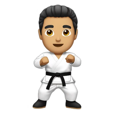 ángel ramiro karateka sticker