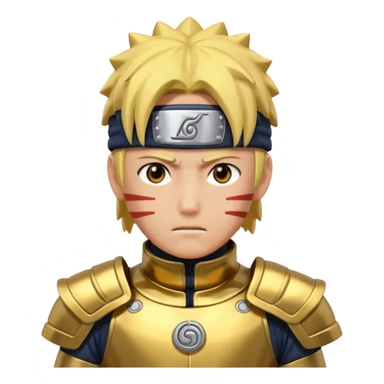 Naruto full GOLD sticker