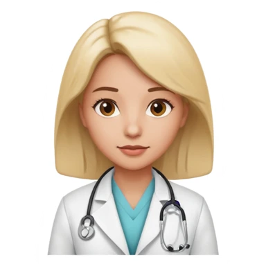 female hotel doctor sticker