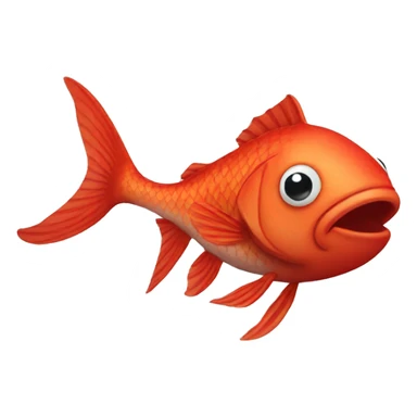 red fish sticker