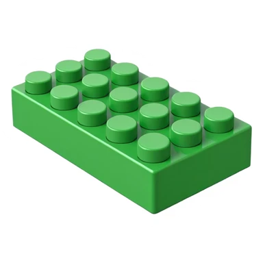 green lego brick sticker