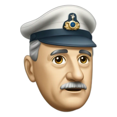 Général Charles de Gaulle sticker