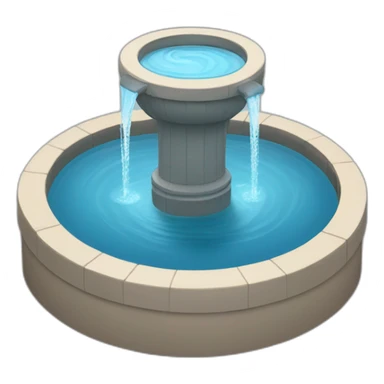 Water fountain  sticker