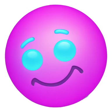 luminous neon ball sticker