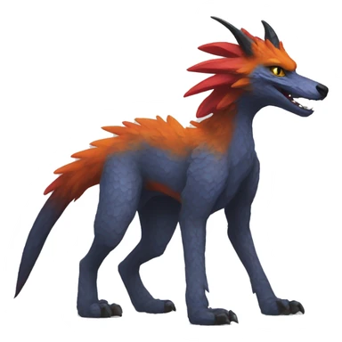 a colorful edgy vernid-sergal-fionbri sticker