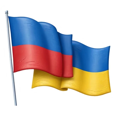 poland ukraine flag sticker