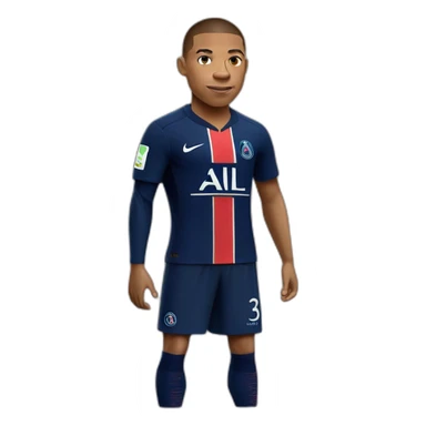 kylian mbappe, psg, buff, world cup, soccer sticker
