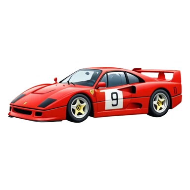 Ferrari f40 sticker