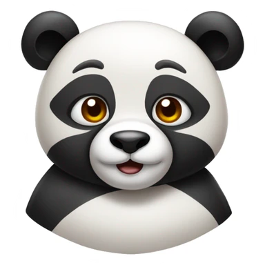 Panda roux avec noeud autour du cou sticker