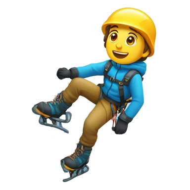 Escalada en hielo sticker