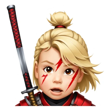 Battle-Ready Samurai sticker