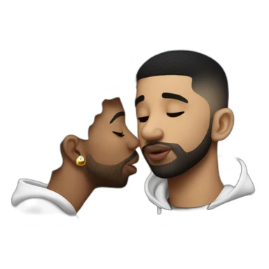 drake kissing 21 savage sticker