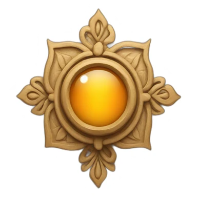 Ahimsa hindu symbol sticker