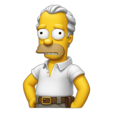 Homer dimson fave sticker