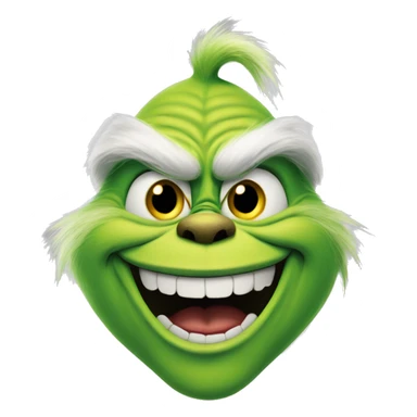 Image of The Grinch laughing sticker