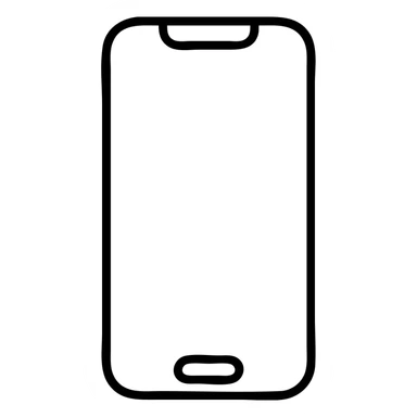 outlined iPhone icon sticker